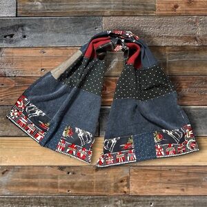 CUSTOM RRL/ RL PATCHWORK SCARF (100% UPCYCLED RALPH LAUREN FABRICS)- 1 OF A KIND